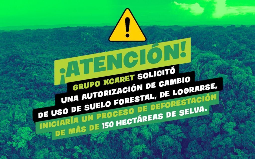 Alerta Greenpeace de otro megaproyecto de Xcaret con grave impacto ambiental