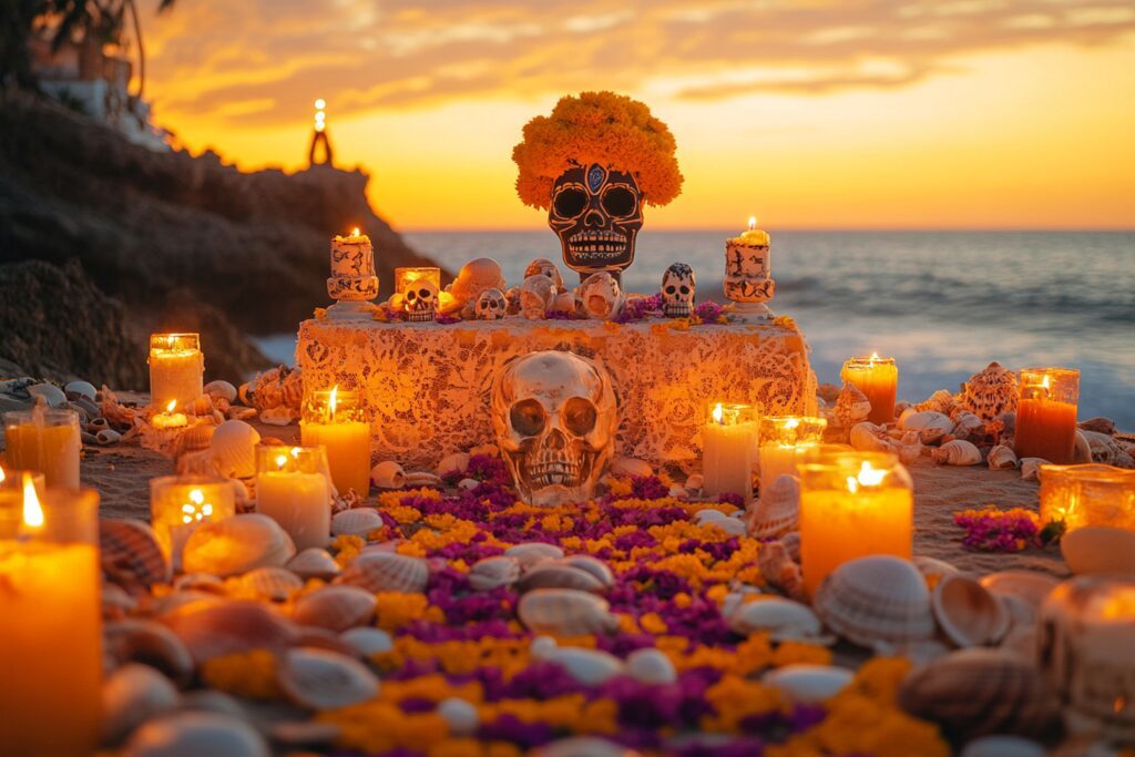 Día de Muertos en el Caribe Mexicano 🌸